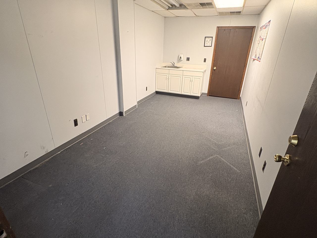 Break room after cleanout